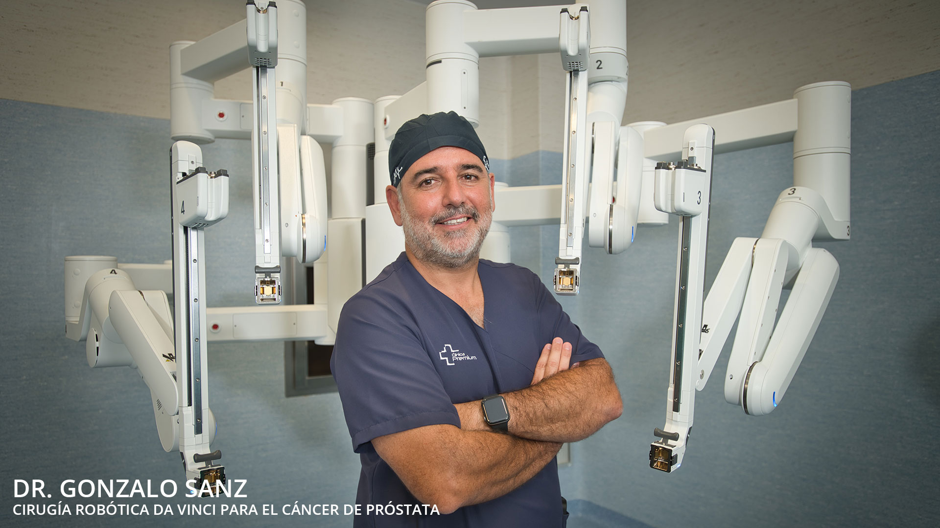 Cirugía Robótica para el de próstata con sistema Da Vinci – Dr. Gonzalo Sanz